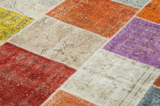 6x10 Multicolor Patchwork Rug - 31484