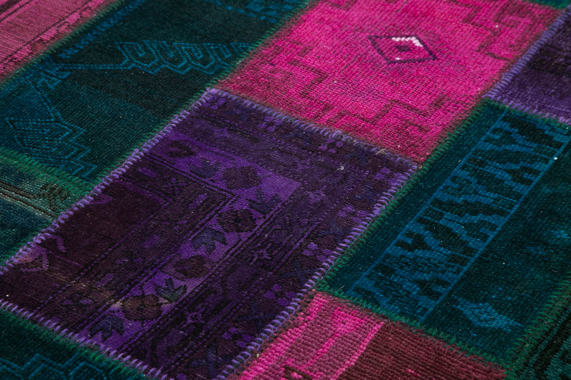 7x10 Multicolor Patchwork Rug - 31508