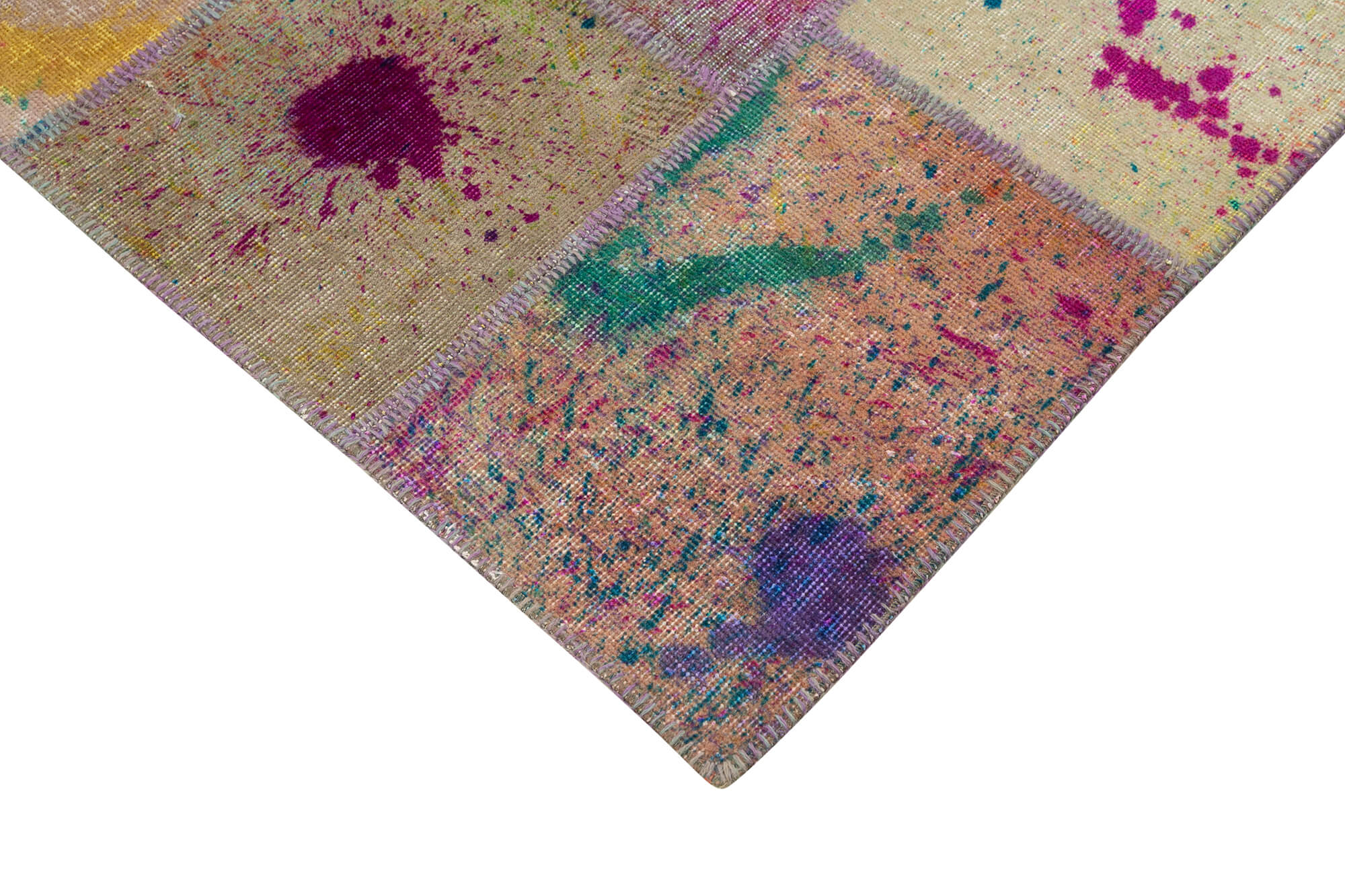 7x10 Multicolor Patchwork Rug - 31557