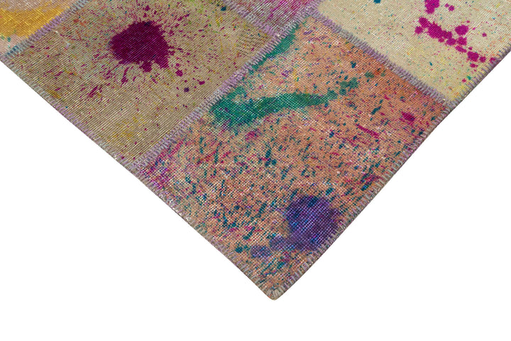 7x10 Multicolor Patchwork Rug - 31557