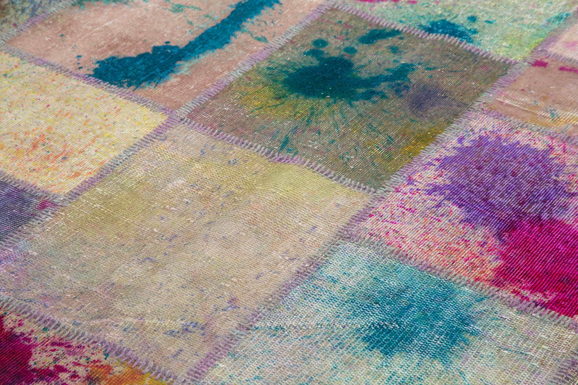 7x10 Multicolor Patchwork Rug - 31557