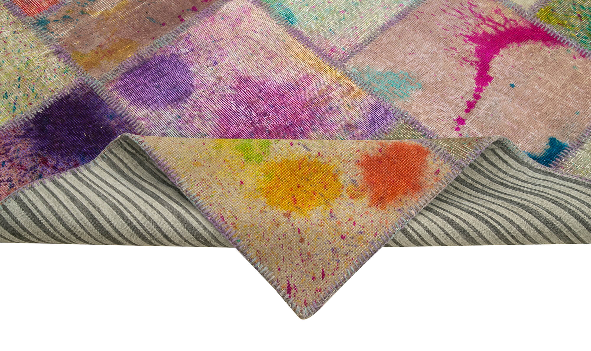 7x10 Multicolor Patchwork Rug - 31557