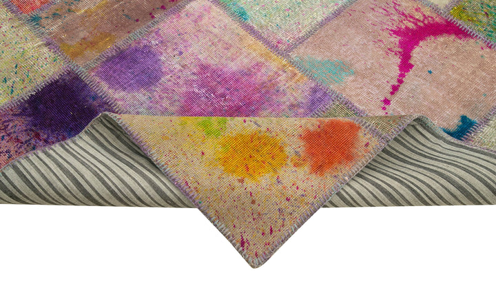 7x10 Multicolor Patchwork Rug - 31557
