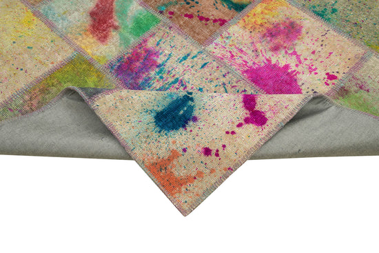 7x10 Multicolor Patchwork Rug - 31558