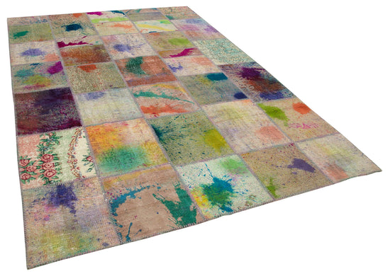 6x10 Multicolor Patchwork Rug - 31560