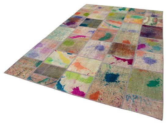 6x10 Multicolor Patchwork Rug - 31560