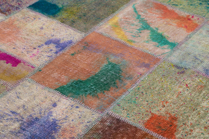 6x10 Multicolor Patchwork Rug - 31560
