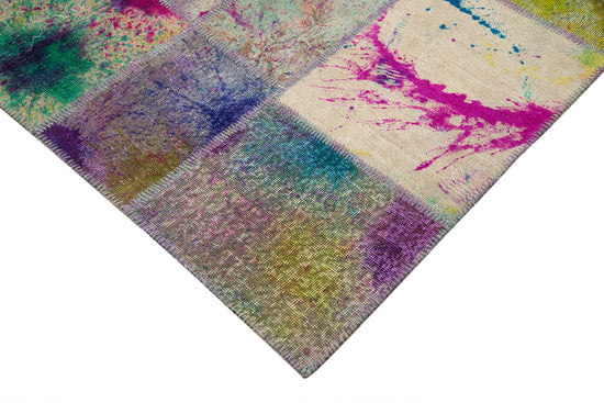7x10 Multicolor Patchwork Rug - 31561