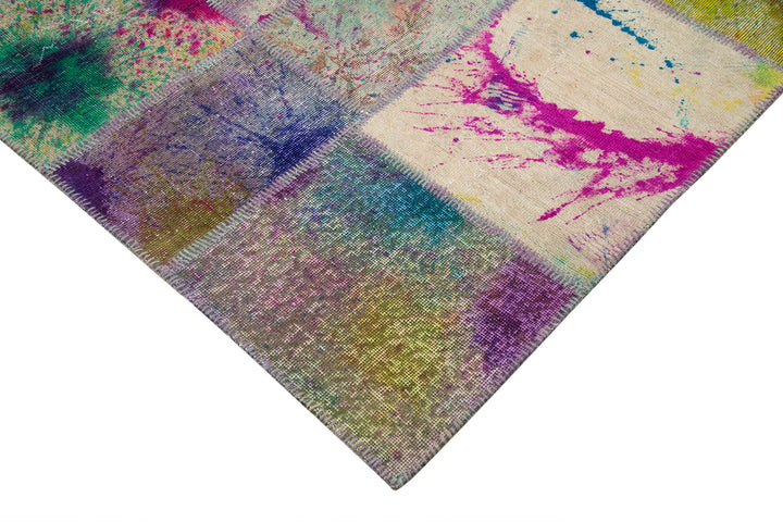 7x10 Multicolor Patchwork Rug - 31561