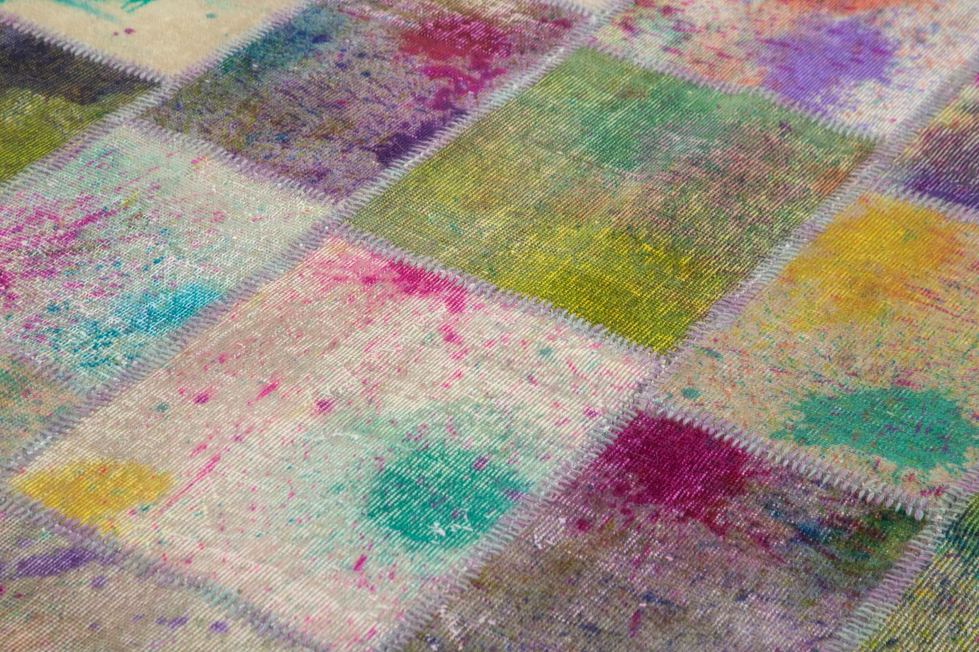 7x10 Multicolor Patchwork Rug - 31561