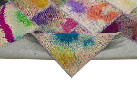 7x10 Multicolor Patchwork Rug - 31561
