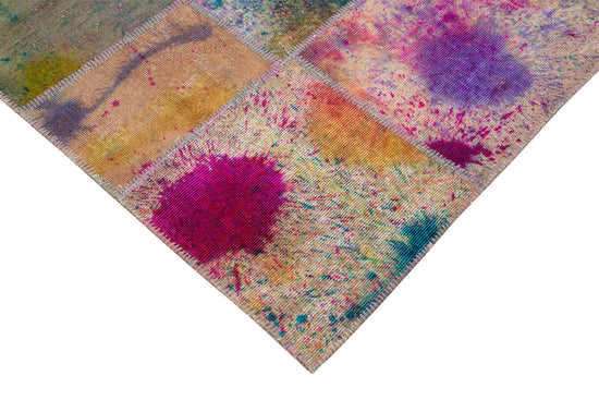 7x10 Multicolor Patchwork Rug - 31562