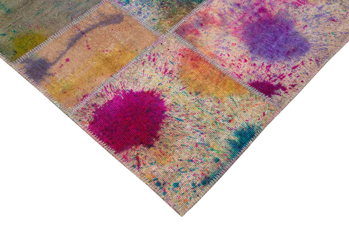 7x10 Multicolor Patchwork Rug - 31562