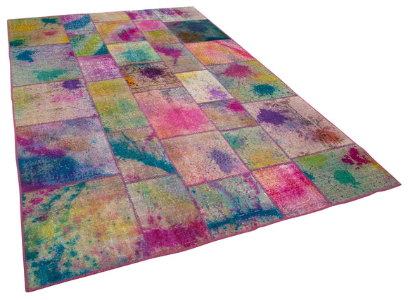 6x10 Multicolor Patchwork Rug - 31565