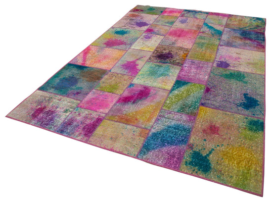6x10 Multicolor Patchwork Rug - 31565