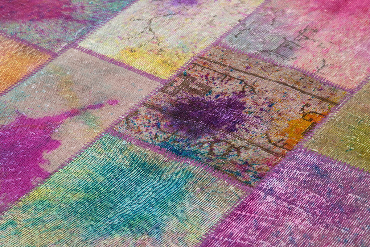 6x10 Multicolor Turkish Patchwork Rug - 31565