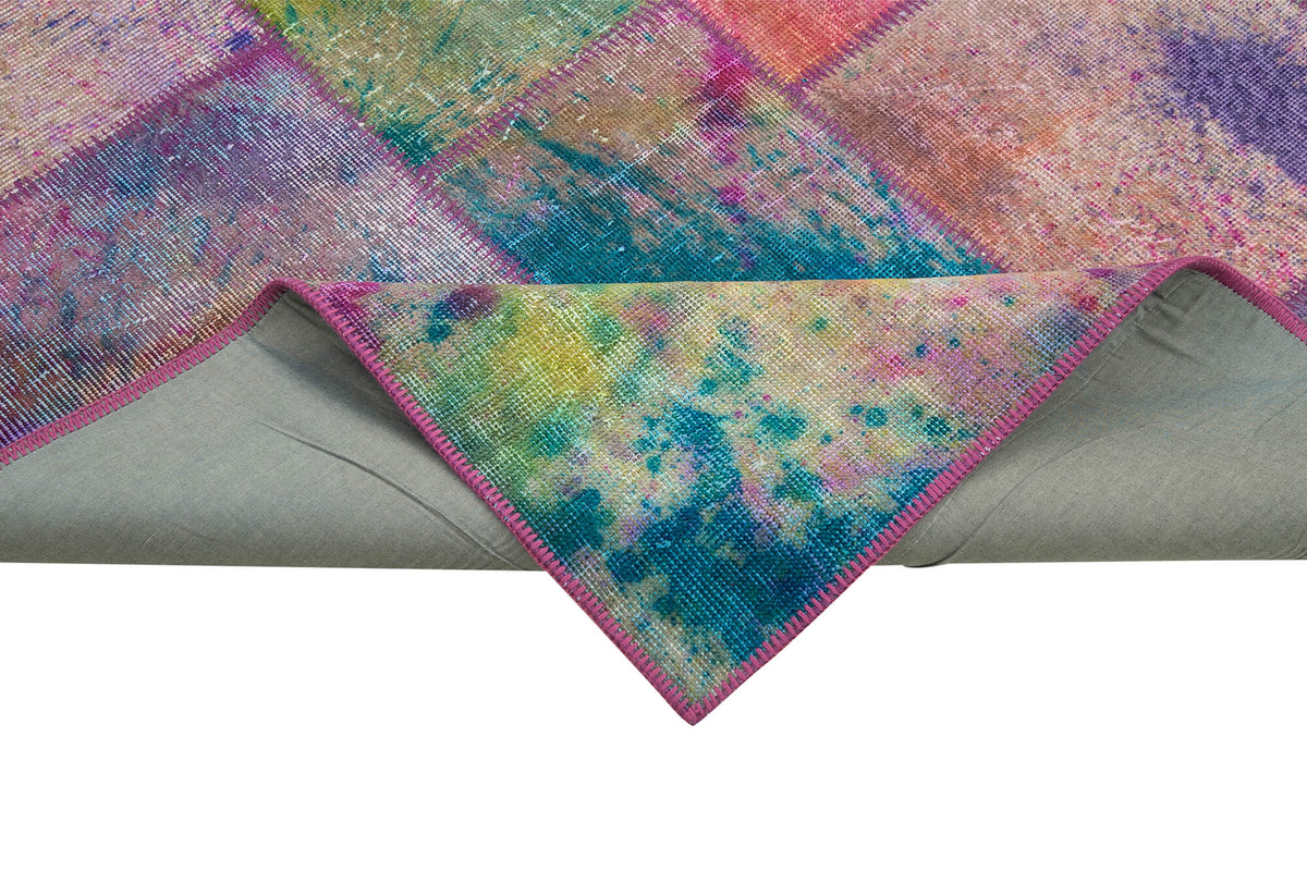 6x10 Multicolor Turkish Patchwork Rug - 31565