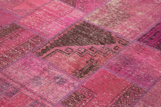 6x10 Pink Patchwork Rug - 31567