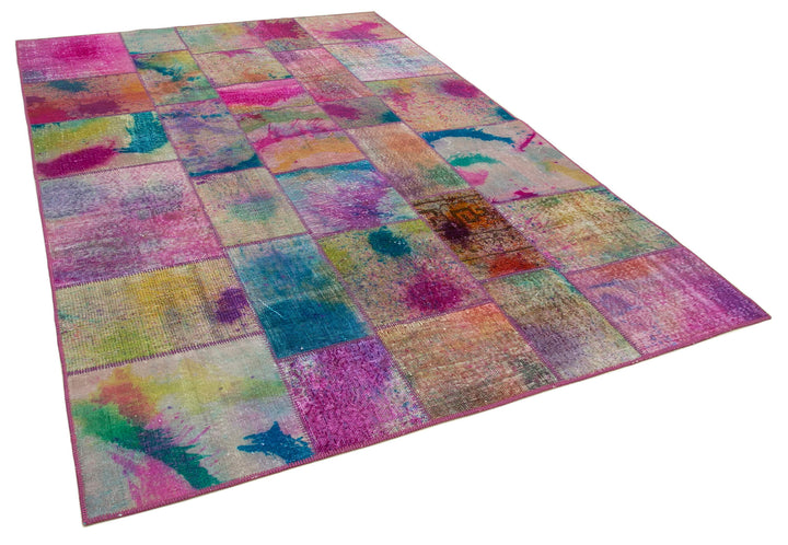6x10 Multicolor Patchwork Rug - 31568