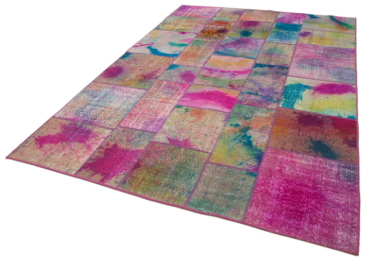 6x10 Multicolor Patchwork Rug - 31568