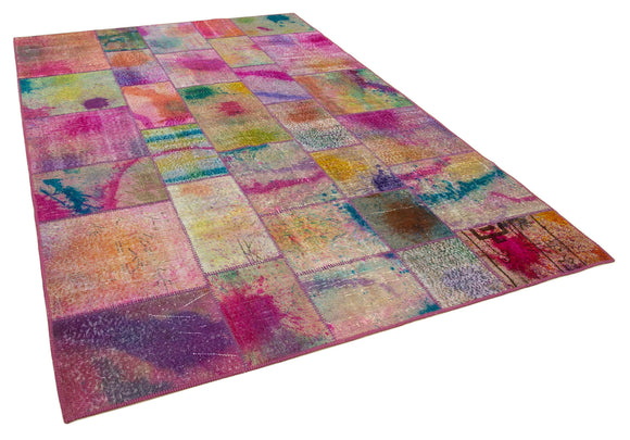 6x10 Multicolor Patchwork Rug - 31569