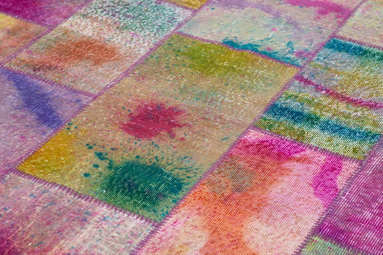 6x10 Multicolor Patchwork Rug - 31569