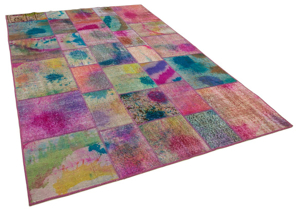 6x10 Multicolor Patchwork Rug - 31570