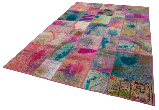 6x10 Multicolor Patchwork Rug - 31570