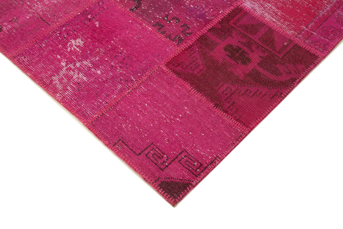 6x10 Pink Patchwork Rug - 31572