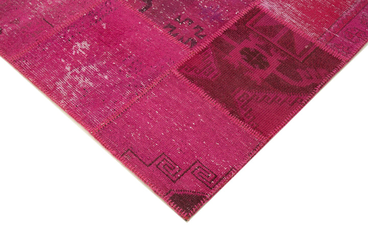 6x10 Pink Patchwork Rug - 31572