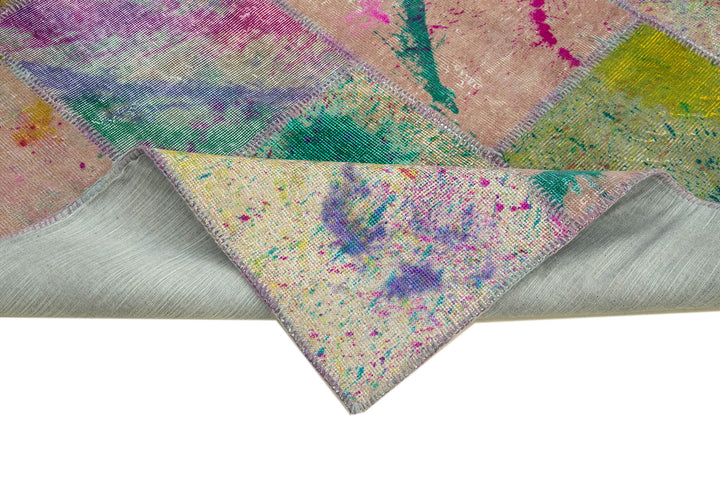 7x10 Multicolor Patchwork Rug - 31575