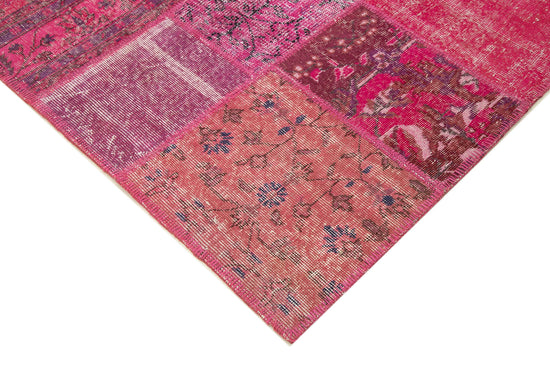 6x10 Pink Patchwork Rug - 31587