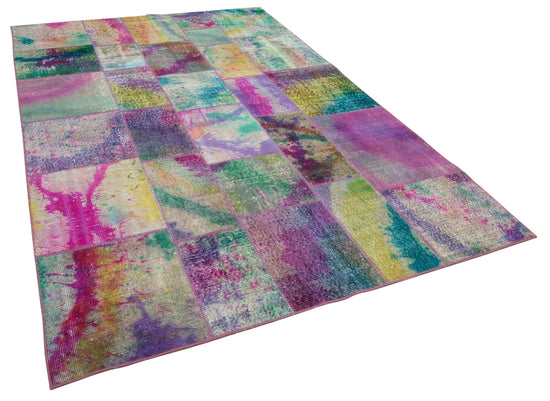 6x10 Multicolor Patchwork Rug - 31592