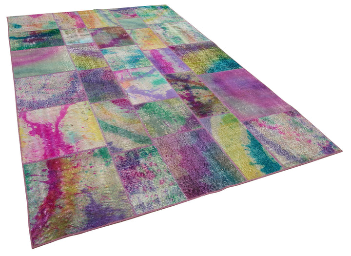 6x10 Multicolor Patchwork Rug - 31592