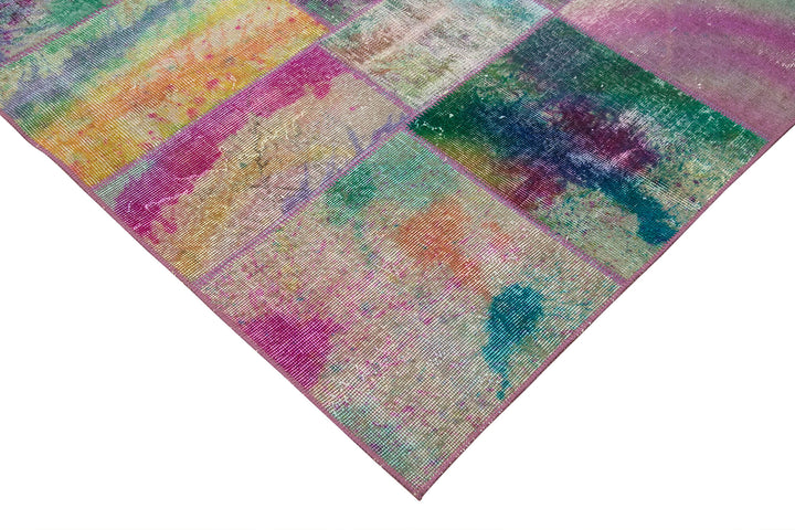 6x10 Multicolor Patchwork Rug - 31592