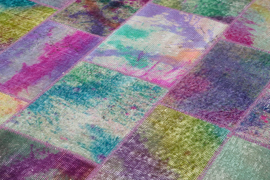 6x10 Multicolor Patchwork Rug - 31592