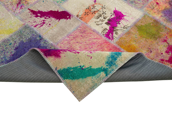 7x10 Multicolor Patchwork Rug - 31594