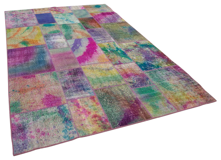 6x10 Multicolor Patchwork Rug - 31595