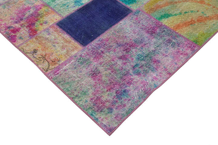 6x10 Multicolor Patchwork Rug - 31595