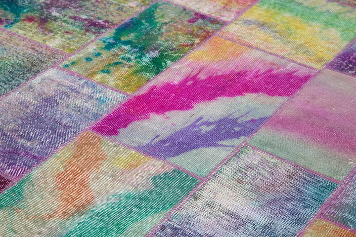 6x10 Multicolor Patchwork Rug - 31595