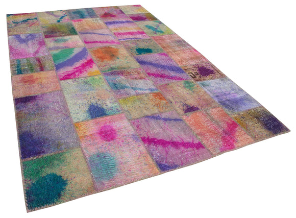 6x10 Multicolor Patchwork Rug - 31596