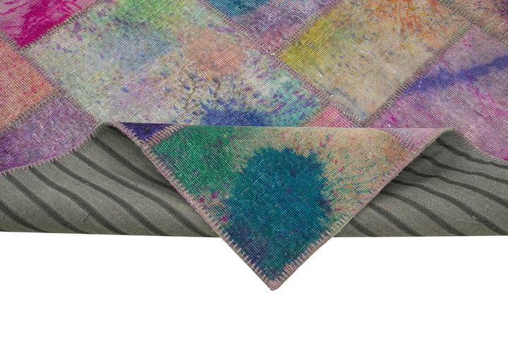 6x10 Multicolor Patchwork Rug - 31596