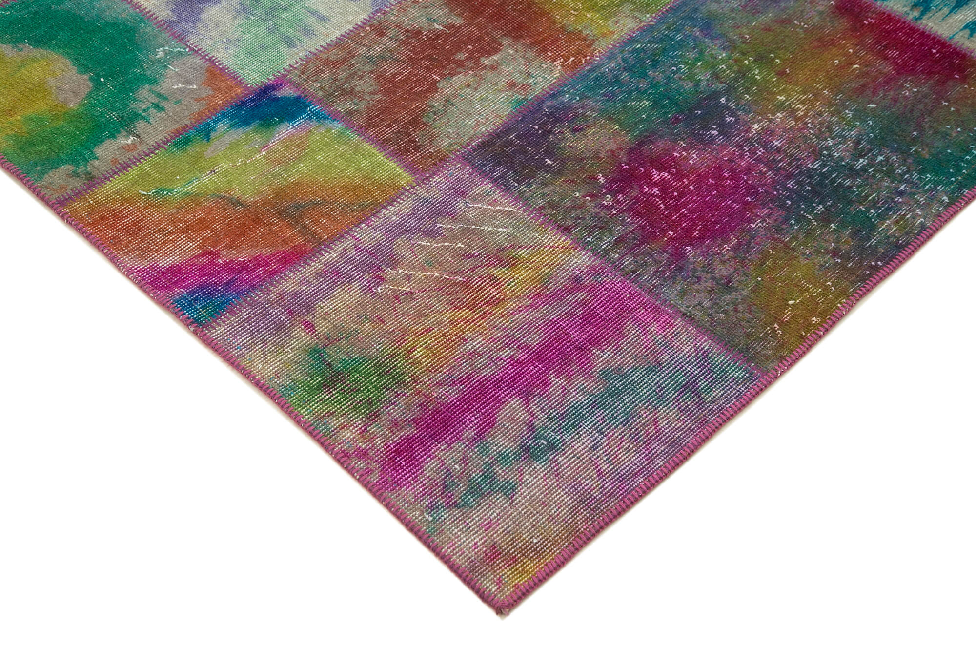 6x10 Multicolor Patchwork Rug - 31597