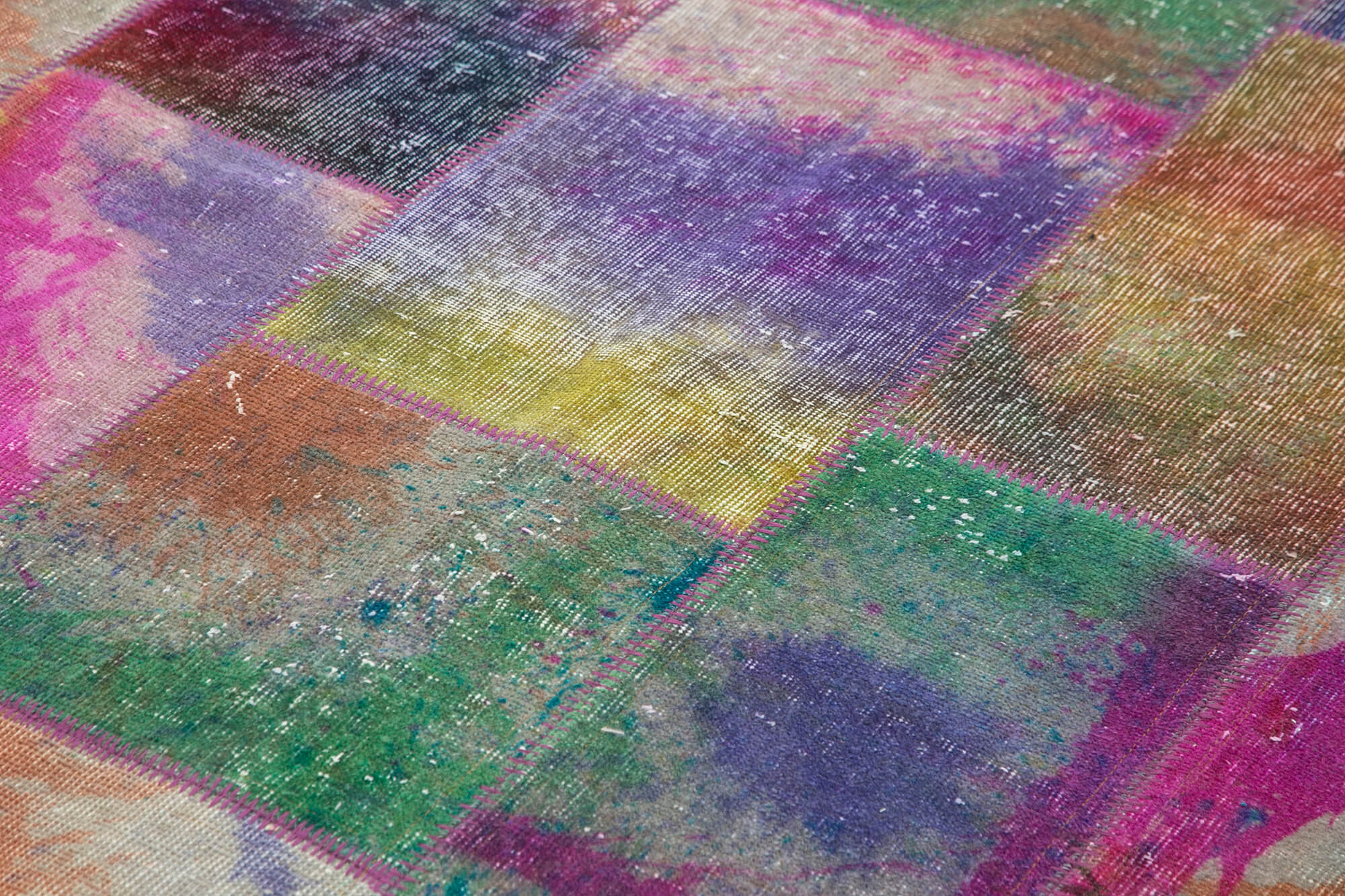 6x10 Multicolor Patchwork Rug - 31597