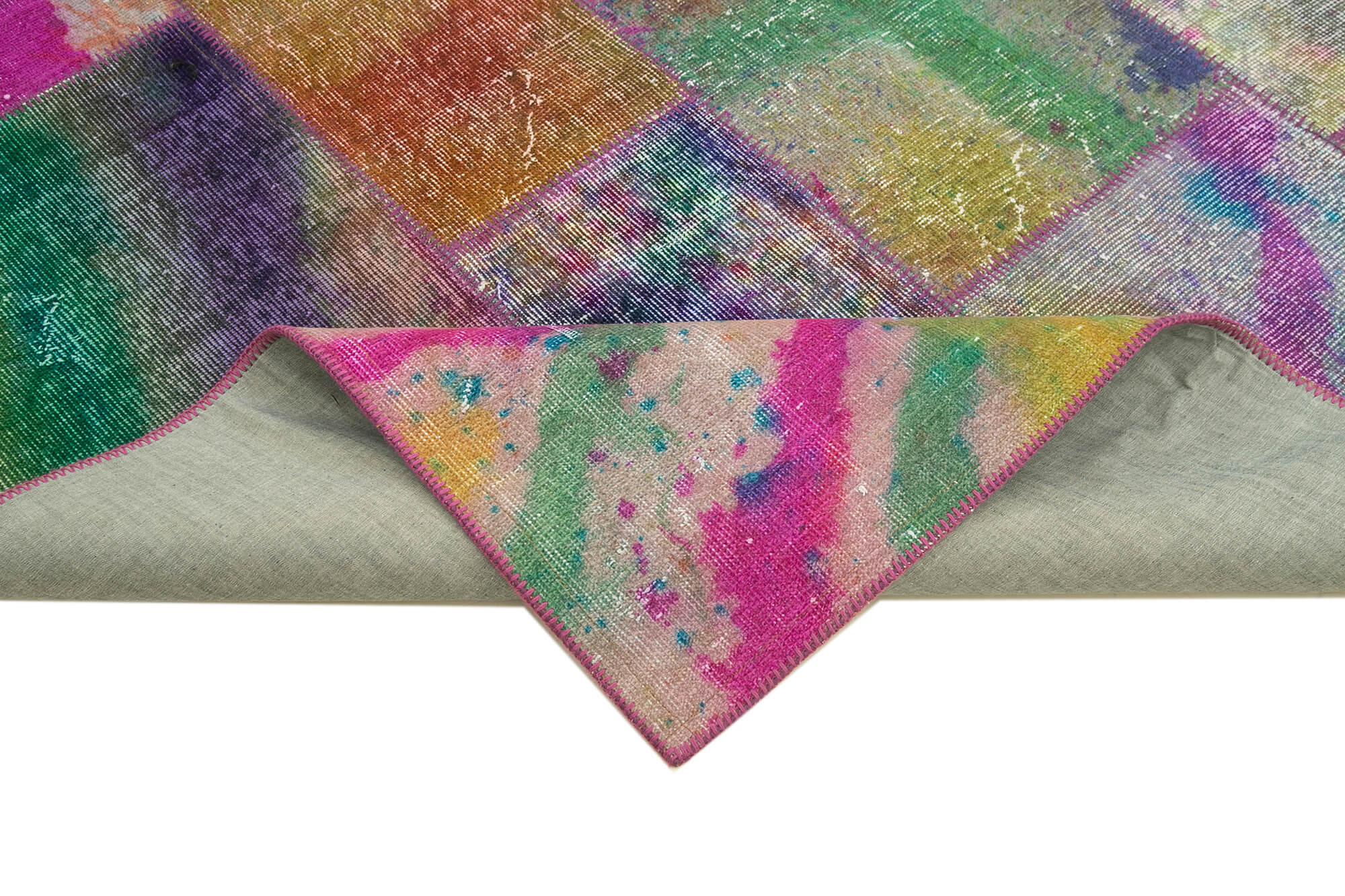 6x10 Multicolor Patchwork Rug - 31597