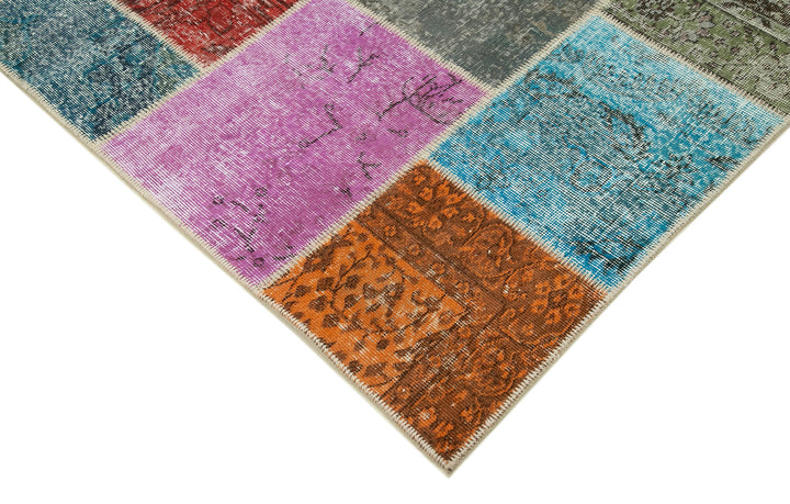 7x10 Multicolor Patchwork Rug - 31604