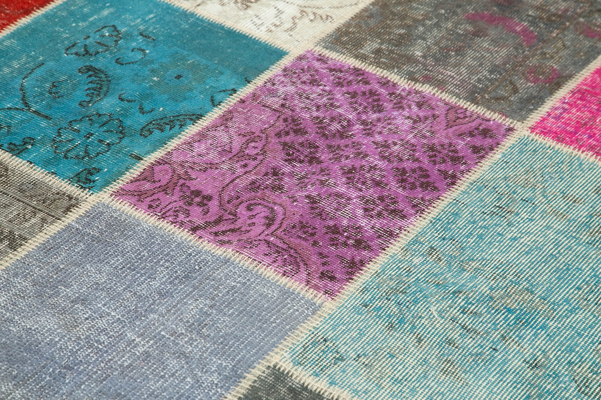 7x10 Multicolor Patchwork Rug - 31604