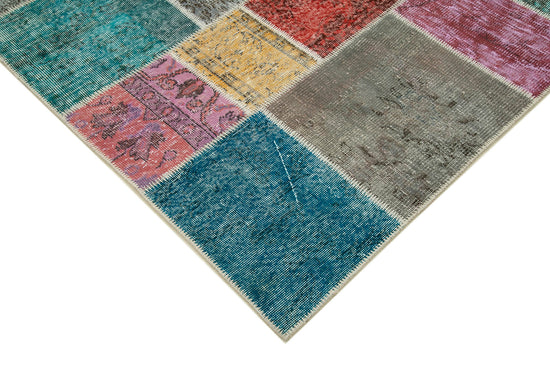 7x10 Multicolor Patchwork Rug - 31608