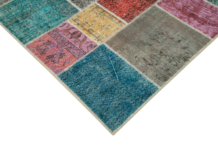 7x10 Multicolor Patchwork Rug - 31608