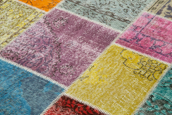 7x10 Multicolor Patchwork Rug - 31608